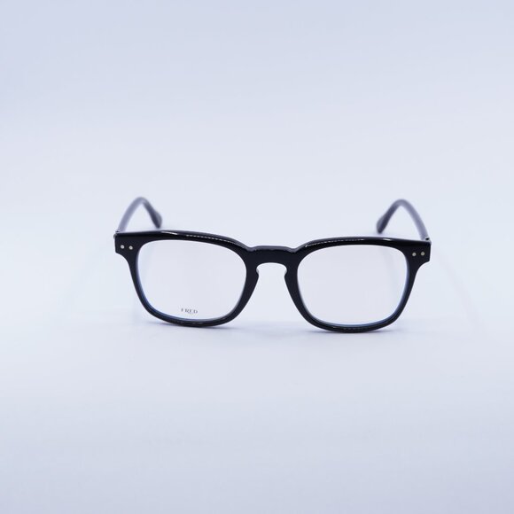 Fred FG50006I 001 Eyeglasses Black 50mm Square Frame - Picture 3 of 10